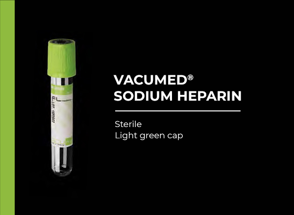 vacumed sodium heparin
