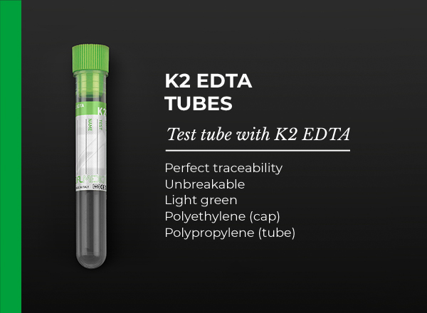 test tube with k2 edta