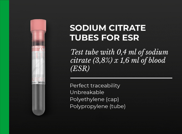 test tube with 0.4 sodium citrate