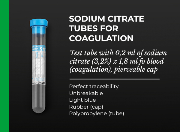 test tube with 0.2 sodium citrate