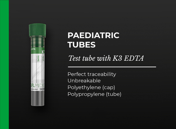 test tube with k3 edta