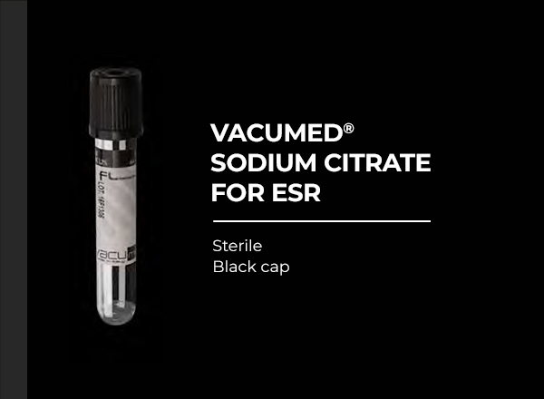 vacumed sodium citrate for esr