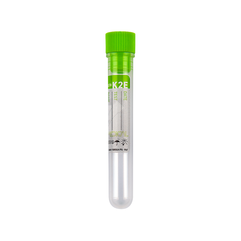 test tubes with k2 edta