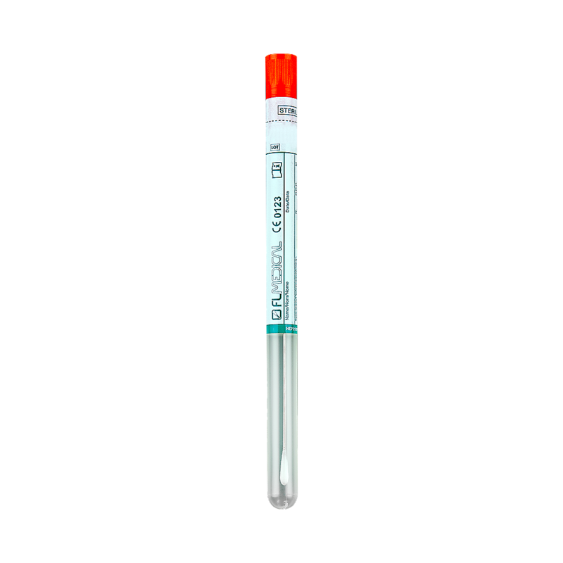 swab in polypropylene test tube 12x150 mm (aluminium)