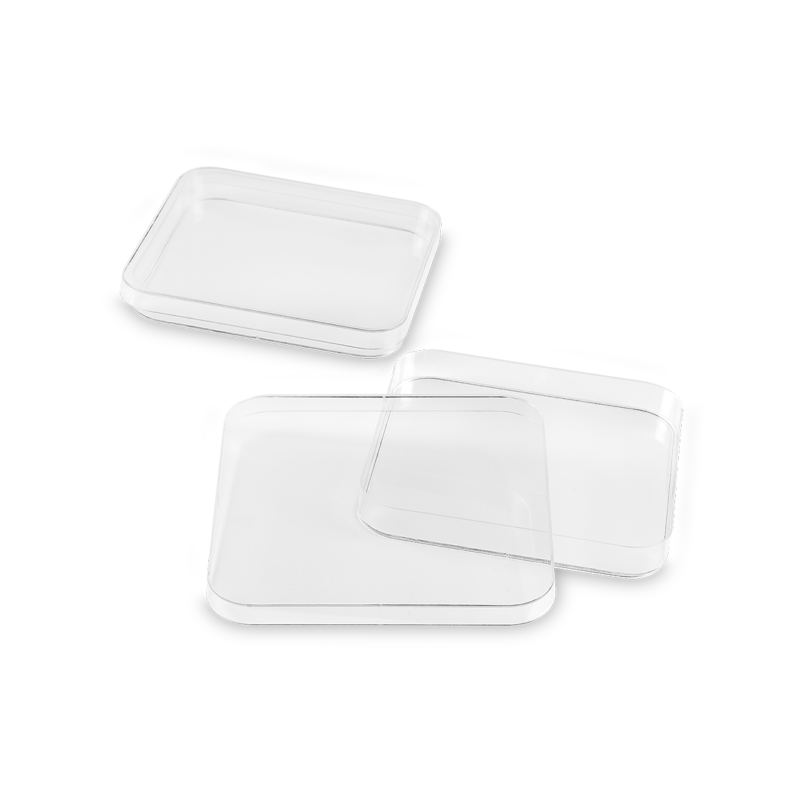 petri dish triple vents squared 120x120 mm