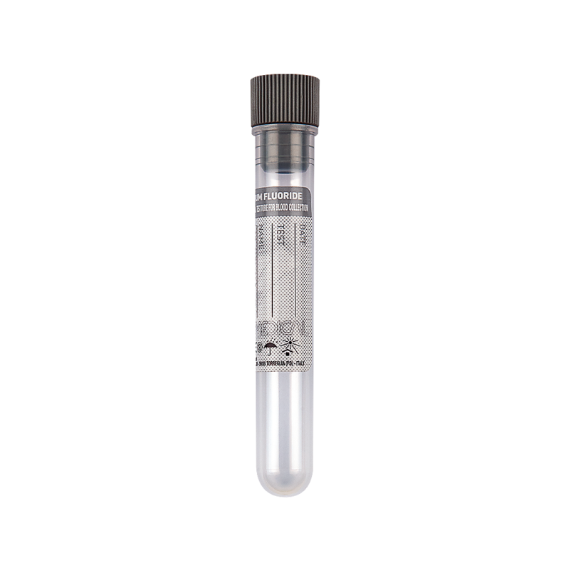 test tube with potassium fluoride