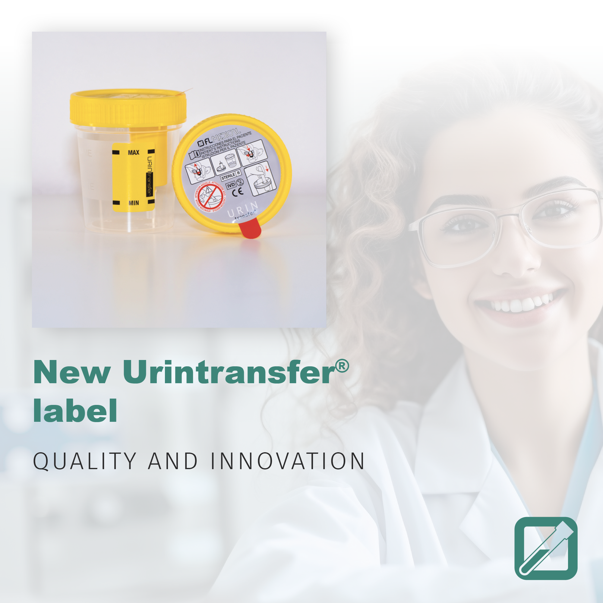 New Urintransfer® label: quality and innovation