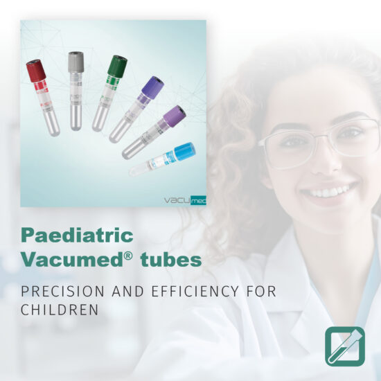 Paediatric Vacumed® tubes