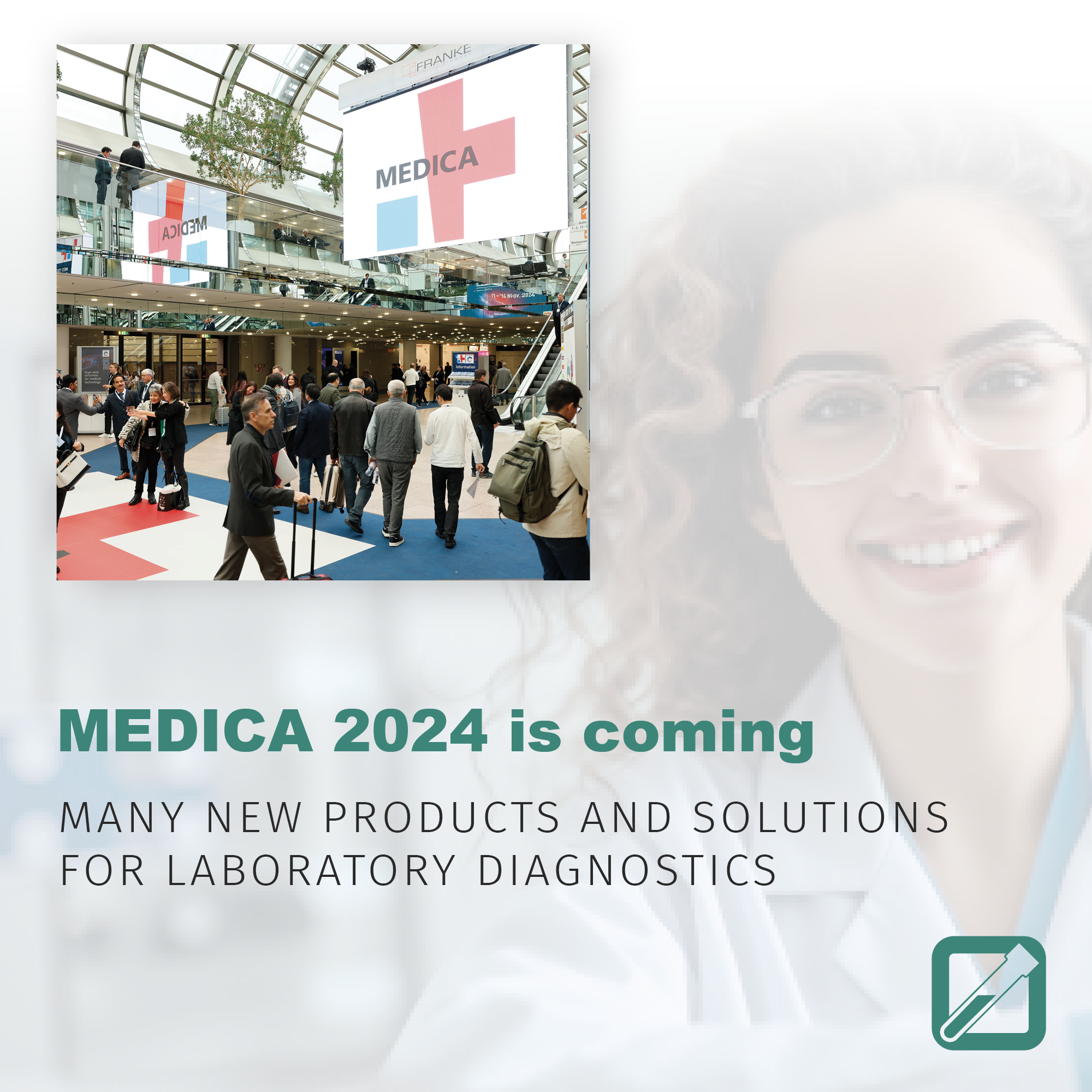 MEDICA 2024 is coming: many new products and solutions for laboratory diagnostics