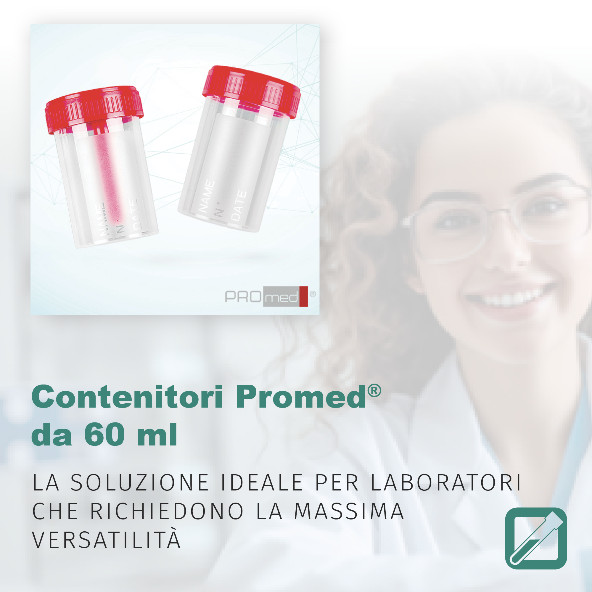 Contenitori Promed® da 60 ml