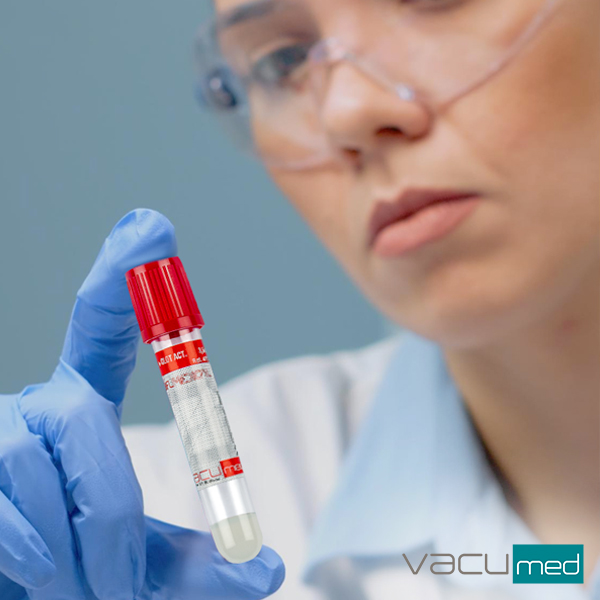vacumed® tubes with gel separator: safety and precision in blood collection
