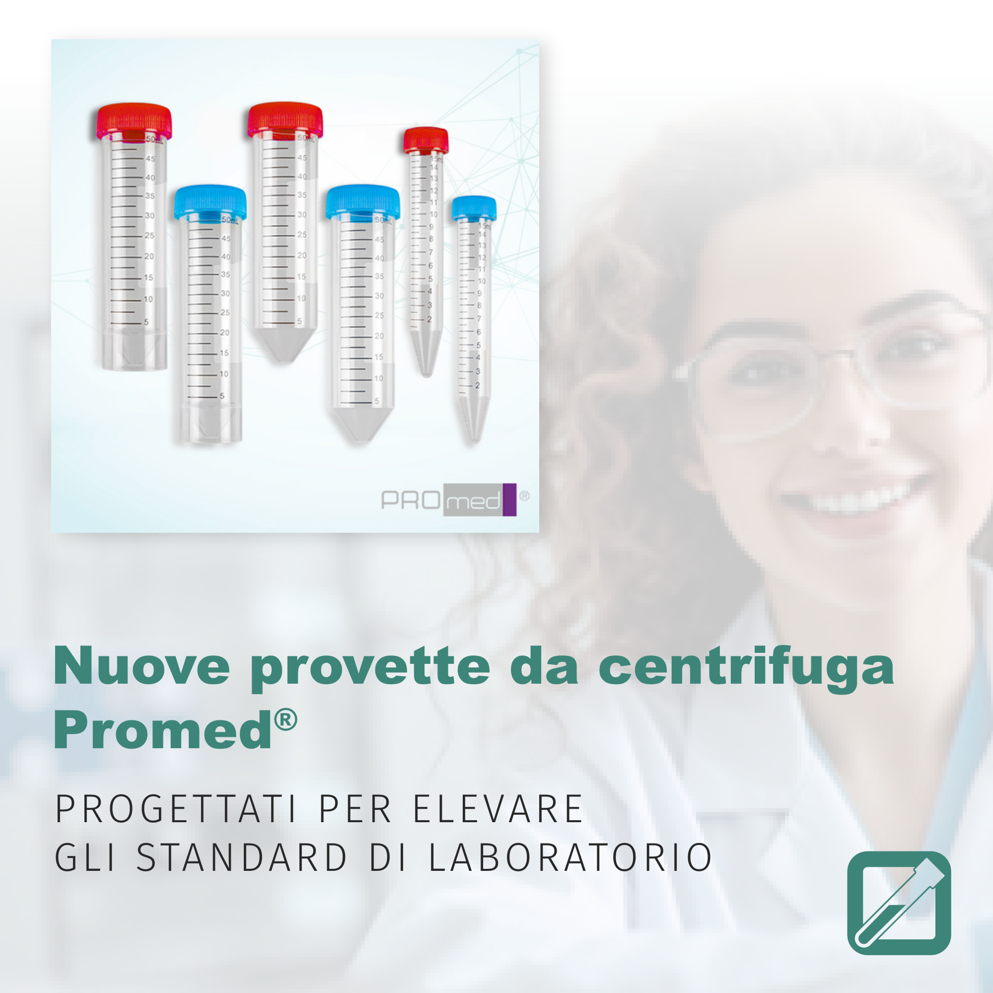 Nuove provettone da centrifuga Promed®: progettate per elevare gli standard di laboratorio