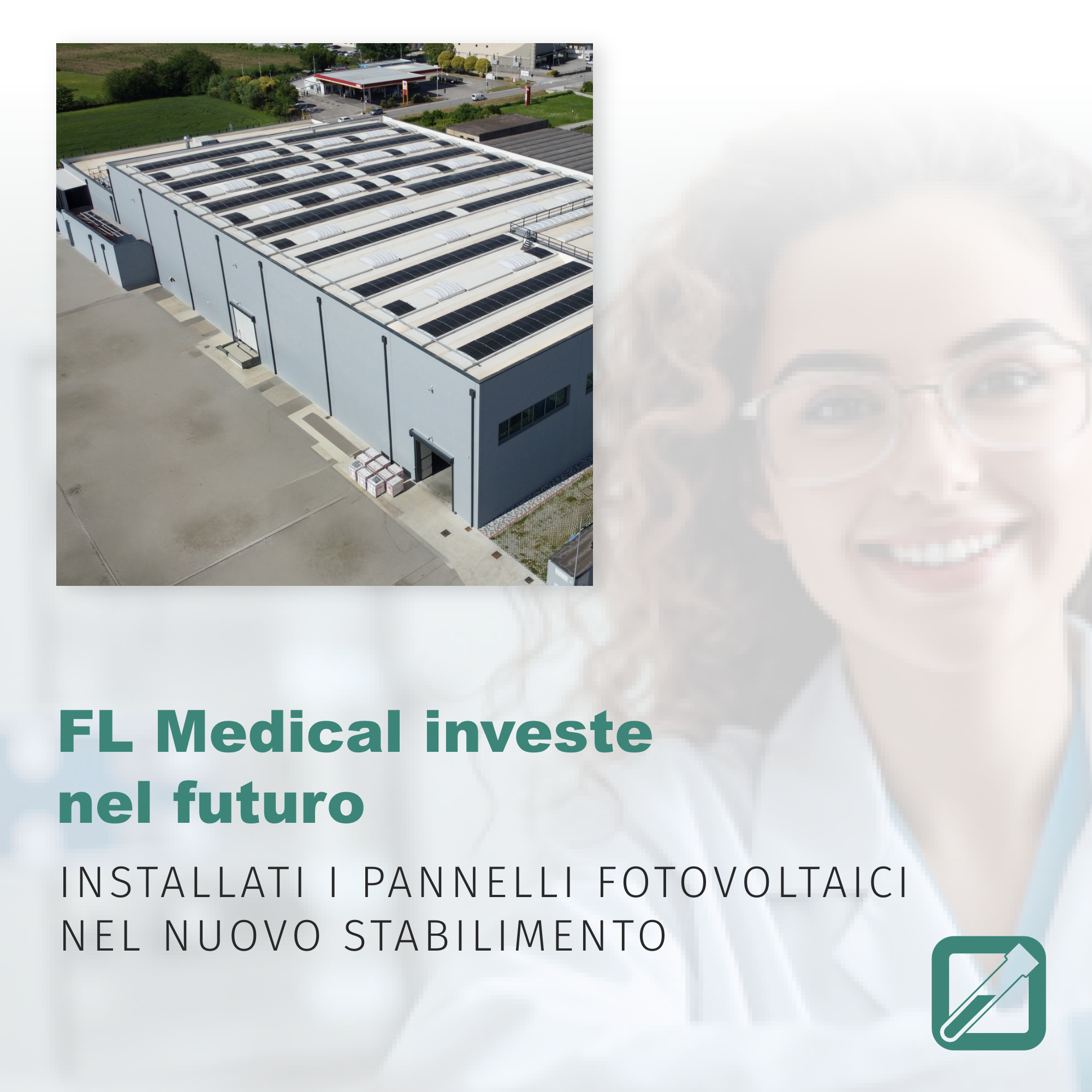 FL Medical invests in the future: solar panels installed in the new plant