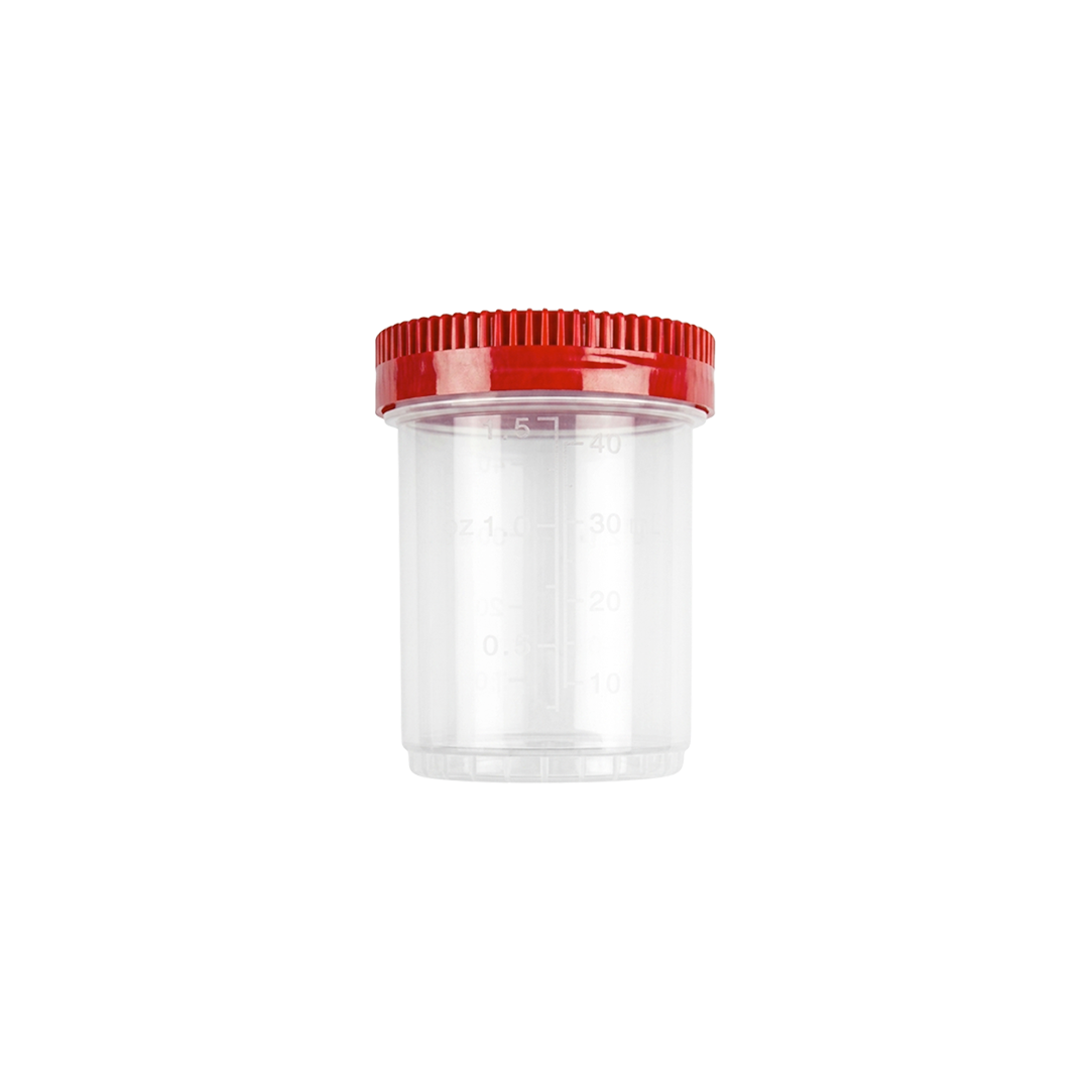 25501 Protainer® multipurpose straight container 40 ml in polypropylene with screw cap