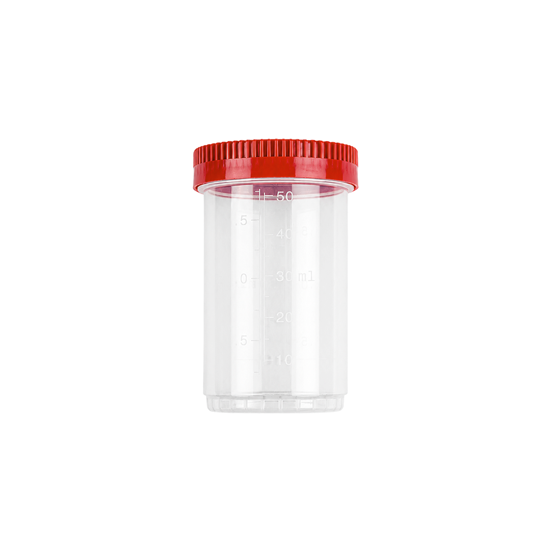 25521 Protainer® multipurpose straight container 60 ml in polypropylene with screw cap