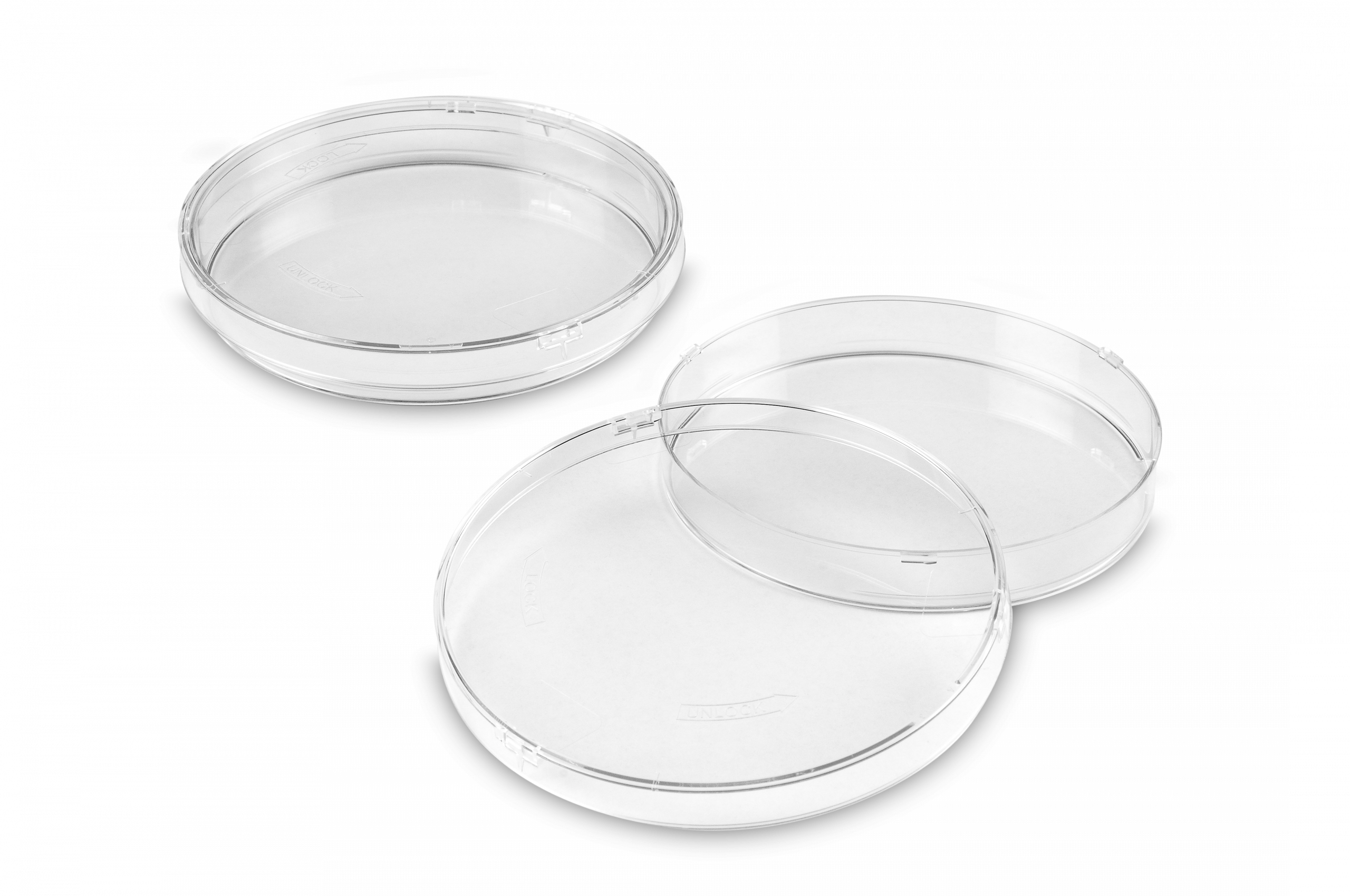 Safe-lock petri dish triple vents ø 90 mm