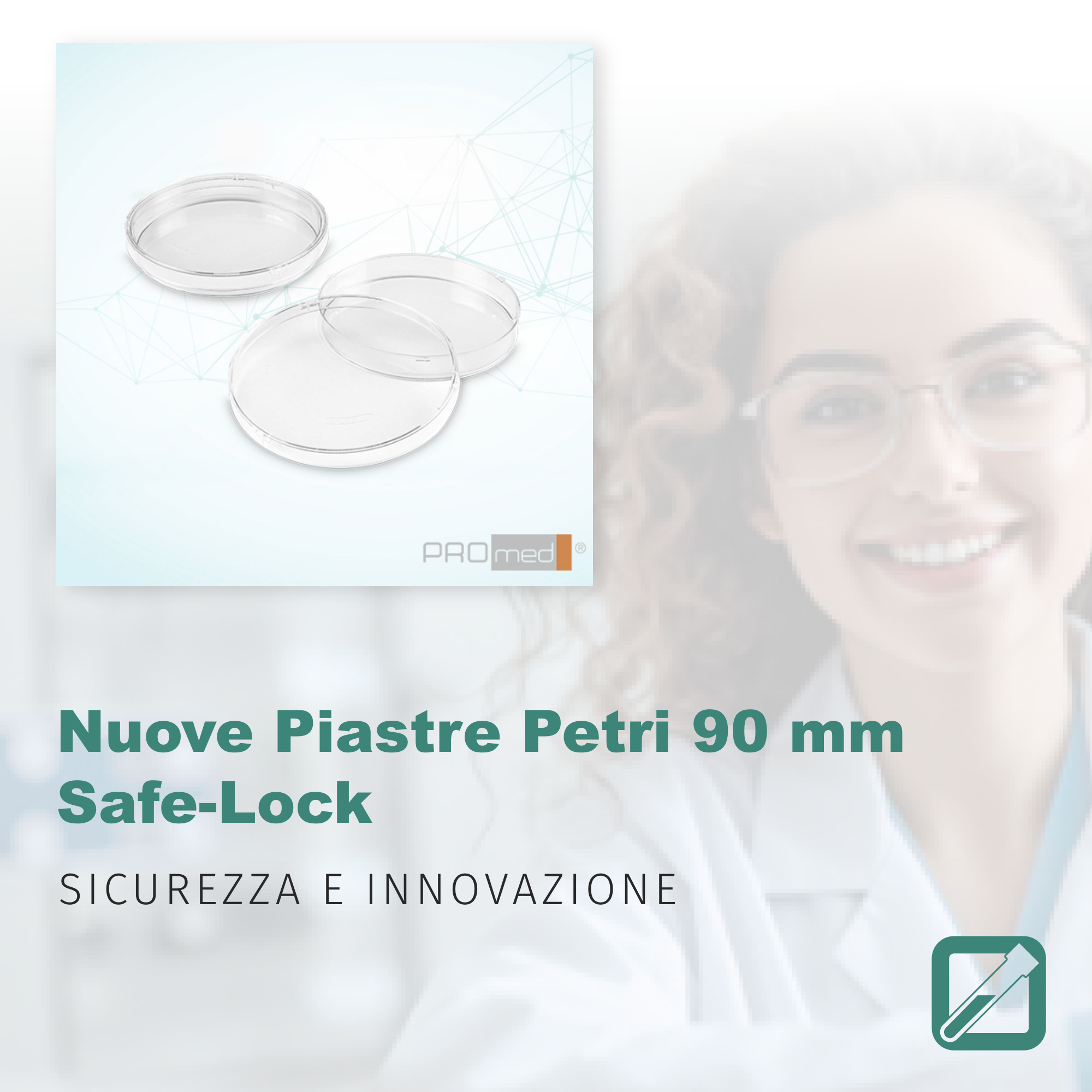 Sicurezza e innovazione: nuove Piastre Petri 90 mm Safe-Lock