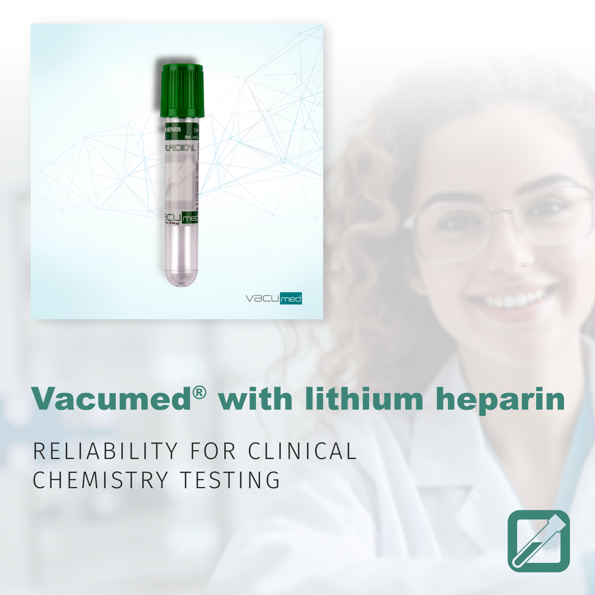 Vacumed® with Lithium Heparin: reliability for clinical chemistry testing
