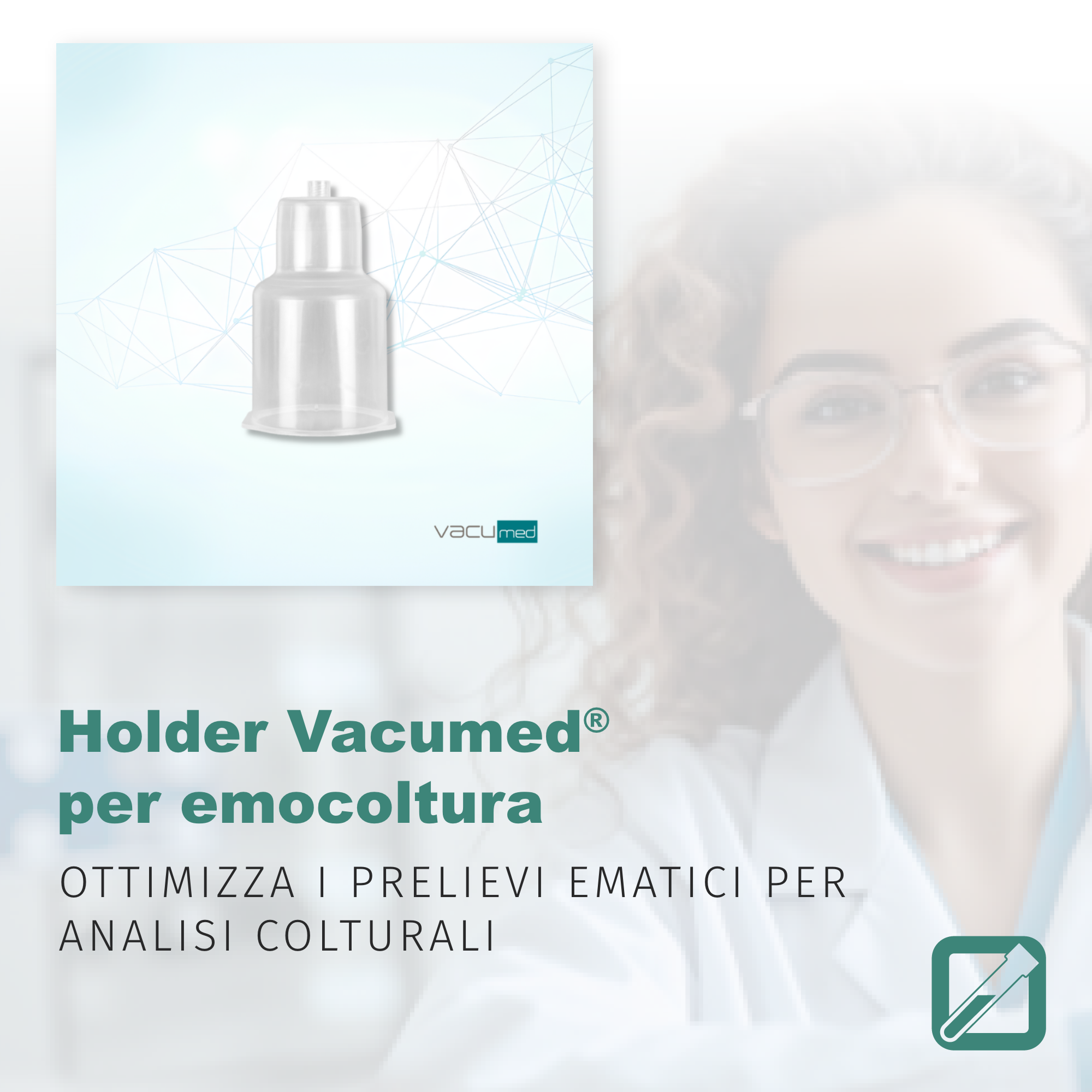 Holder Vacumed® per emocoltura